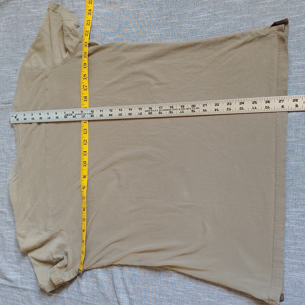 Kuhl Wildfibre T-Shirt Size Medium Beige Organic Cotton Crewneck - Picture 5 of 9